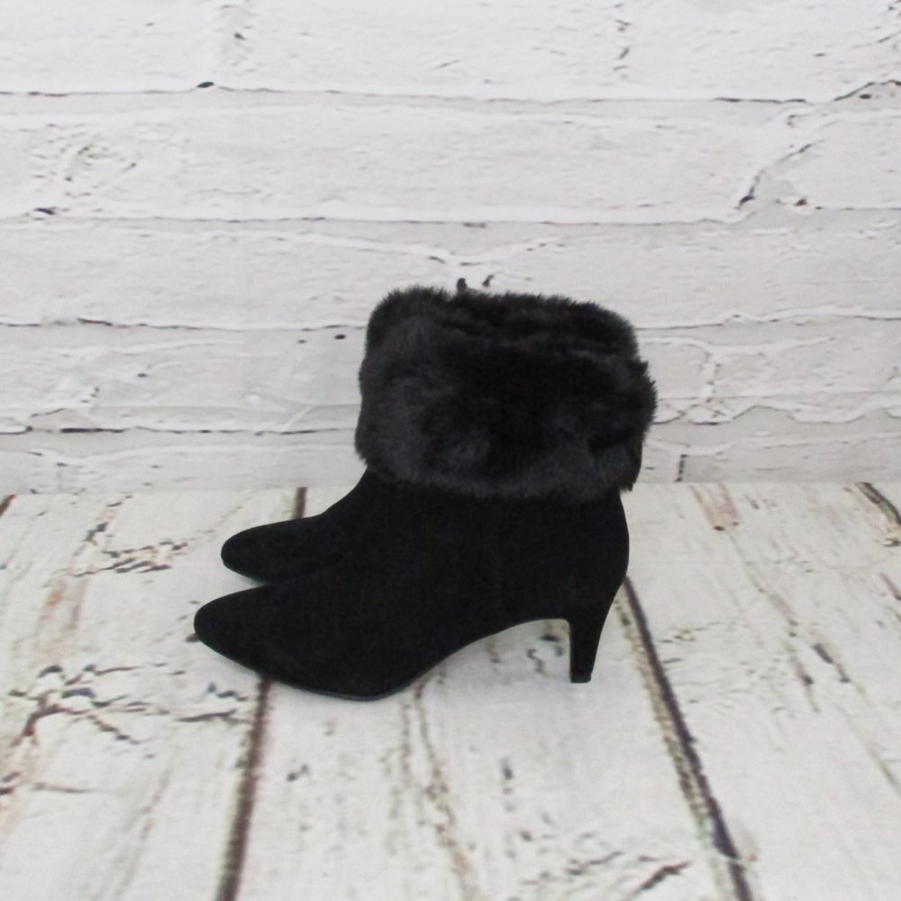 Alfani Hansonn Step 'N Flex Suede Ankle Booties - Picture 6 of 8
